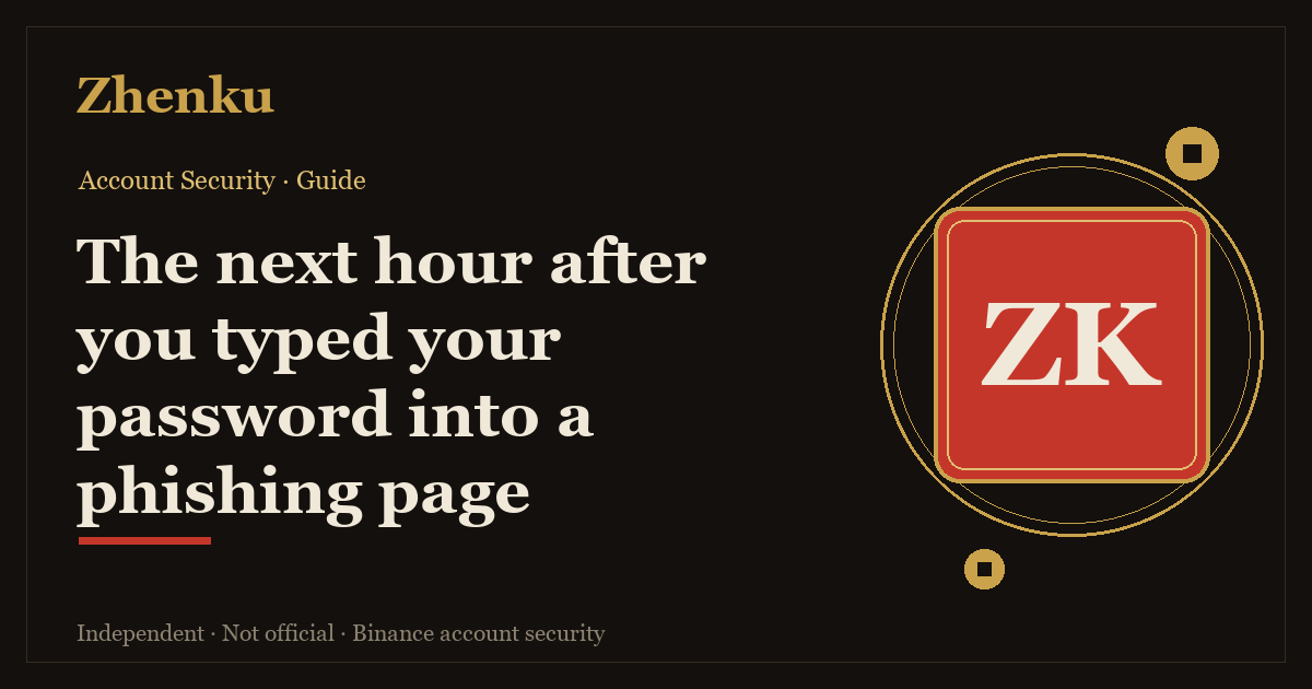 Cover for what to do after clicking a phishing link