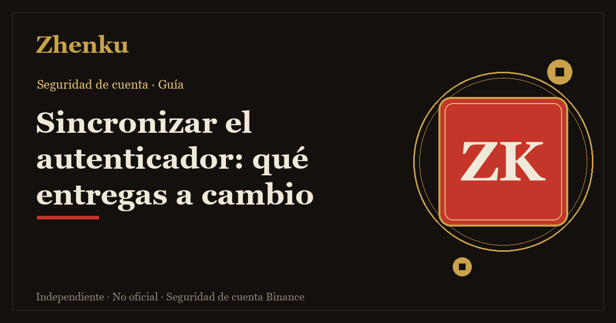 Portada sobre la sincronización en la nube del autenticador