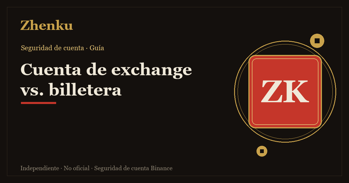 Portada que compara los dos modelos de seguridad: cuenta de exchange y billetera autocustodia